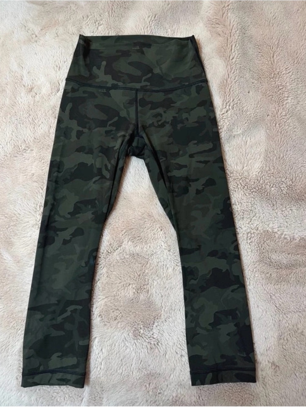 lululemon athletica Women’s Camo High-Rise Leggings - Olive Green/Black